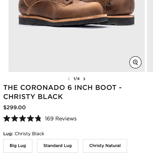 Origin The Coronado 6 inch Boot Christy Black Men Size 9D
Color Whiskey - Picture 1 of 7